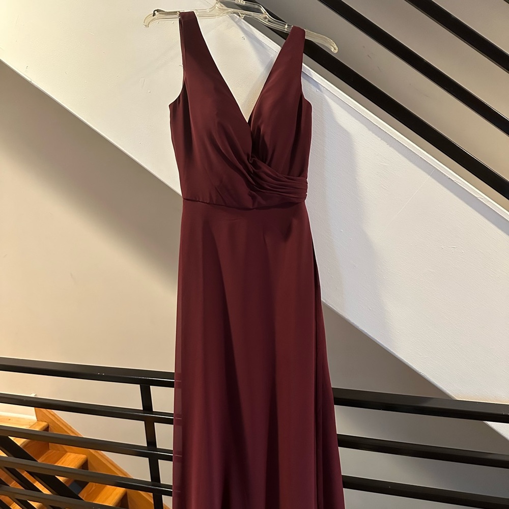NEVER WORN/ALTERED - Kennedy Blue Dress in Bordeaux